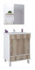 Imagen de CONJ.BAÑO BARCELONA 60CM PTA CORR BL/NUEZ