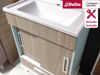 Imagen de CONJ.BAÑO BARCELONA 60CM PTA CORR BL/NUEZ