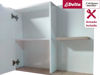 Imagen de CONJ.BAÑO BARCELONA 60CM PTA CORR BL/NUEZ