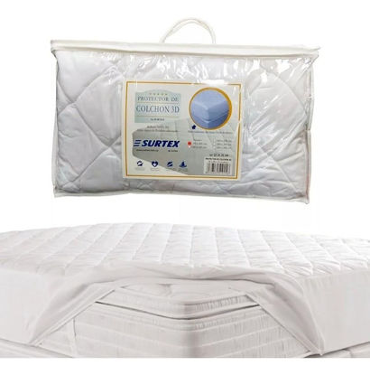 Imagen de Protector de colchon Surtex QUEEN 3 D 160x200 x 35