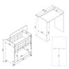 Imagen de Colecho SLEEPER blanco ajustable y transformable