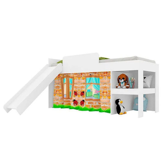 Imagen de Cama infantil PLAY GROUND blanca 90 nueva