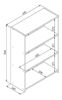 Imagen de Organizador MULTI ESPACIO bajo 3 ESTANTES blanco