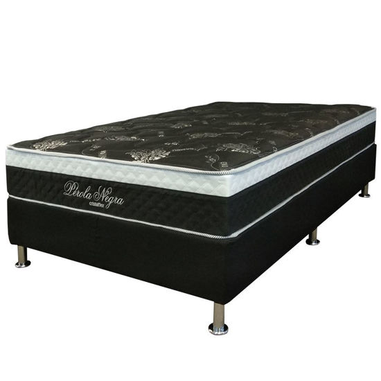 Imagen de Colchon Res Pocket Perla Negra 2P 138 188 25