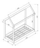 Imagen de MC7005 Cama inf MONTESORIANO 82x158cm  alto 153cm