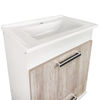 Imagen de Conj baño VALENCIA 60cm blanco/malbec