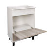 Imagen de Conj baño VALENCIA 60cm blanco/malbec
