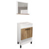 Imagen de Conj baño TOLEDO 50cm blanco/dover