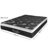 Imagen de Colchon Res Pocket Perla Negra 2P 138 188 25