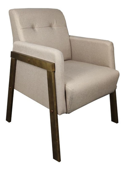 Imagen de Poltrona NAPOLI color lino beige 531