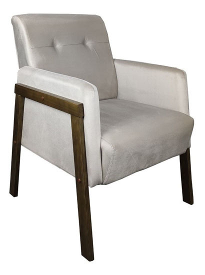 Imagen de Poltrona NAPOLI color suede beige 540