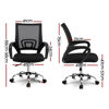 Imagen de Silla Mesh BLACK  base cromo