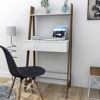 Imagen de Escritorio URBAN 1 cajon blanco castaño