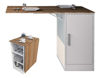 Imagen de Mesa desayunador extensible ENJOY castaño blanco