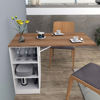 Imagen de Mesa desayunador extensible ENJOY castaño blanco
