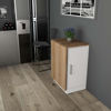 Imagen de Mesa desayunador extensible ENJOY castaño blanco