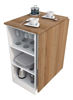 Imagen de Mesa desayunador extensible ENJOY castaño blanco
