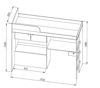 Imagen de Cama Sommier Alta + Colchon D20 + Escritorio Placar Y Baul