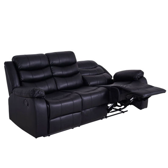 Imagen de Sillon ALEXANDER negro 3 cuerpos