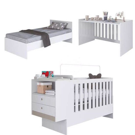 Imagen de Cuna 3 en 1 FOFURA 73 x 176 cm