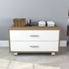 Imagen de Mueble FLAMENGO con cajones valnut blanca