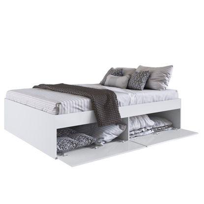 Imagen de Cama TOKIO 2 plazas 4 puertas 140cm