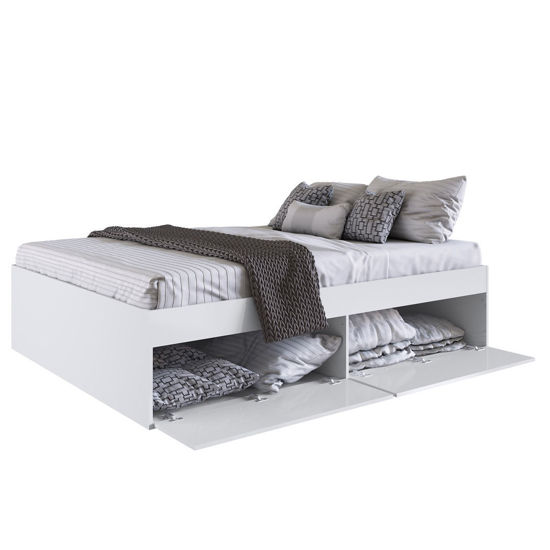 Imagen de Cama TOKIO 2 plazas 4 puertas 140cm