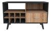 Imagen de Rack OREGON 1 cajon negro valnut