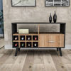 Imagen de Rack OREGON 1 cajon negro valnut