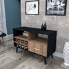Imagen de Rack OREGON 1 cajon negro valnut
