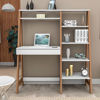 Imagen de Kit Escritorio + estanteria URBAN blanco castaño