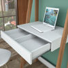 Imagen de Kit Escritorio + estanteria URBAN blanco castaño
