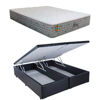 Imagen de Cama Baúl + Colchón Resortes Pocket Super Firme - King Size