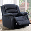 Imagen de Sillon reclinable RAFAEL negro 1 cuerpo