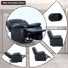Imagen de Sillon reclinable RAFAEL negro 1 cuerpo