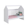 Imagen de Cuna CASITA blanca 74 x 133