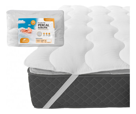 Imagen de Pillow top PERCAL 2p 140 x 190