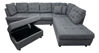 Imagen de Sofa esquinero LAS VEGAS DER gris (1a3)
