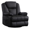 Imagen de Sofa reclinable ANITA pu negro