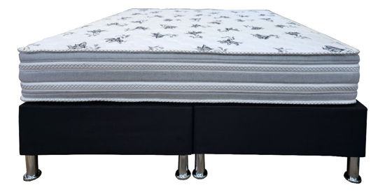 Imagen de Set Colchon CLEAN FLORAL D65 + Box PREMIUM 178 198