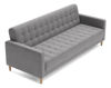 Imagen de Sofa cama DEYMI 3 cuerpos gris patas madera