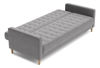 Imagen de Sofa cama DEYMI 3 cuerpos gris patas madera