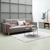 Imagen de Sofa cama DEYMI 3 cuerpos gris patas madera