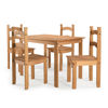 Imagen de Juego comedor TULIPA mesa + 4 sillas cera miel