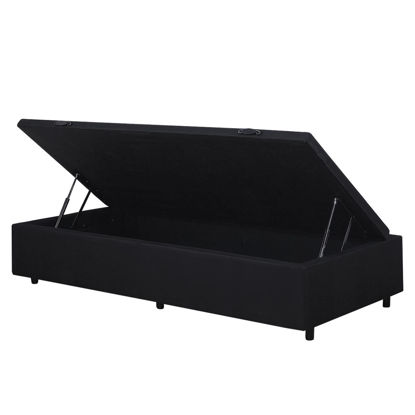 Imagen de Cama Baul SLEEP negro 110 188