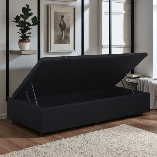 Imagen de Cama Baul SLEEP negro 88 188