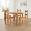 Imagen de Juego comedor TULIPA mesa + 4 sillas cera miel