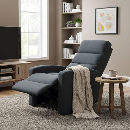 Imagen de Poltrona ARYANI reclinable gris 103X69X60