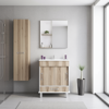 Imagen de CONJ.BAÑO BARCELONA 60CM PTA CORR BL/NUEZ