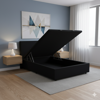 Imagen de Cama Baul SLEEP negro 138 188